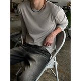 [F/W] Cutting golgi knit t-shirts (4color)