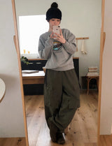 DN サイドストリングバルーンカーゴパンツ (2color)