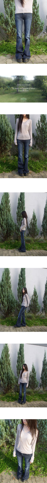 bebe low bootcut