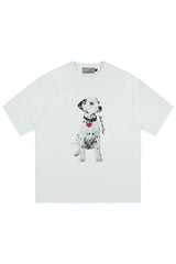 ダルメシアンプリントリラックスTシャツ