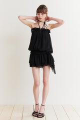 ANGEL HOOK DRESS black