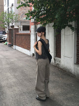 Sto shirring pocket balloon wide pants