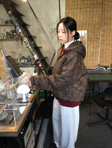 レンダー起毛スウェットワイドパンツ(3c)
