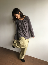ヘマ アイレット シャーリング Tシャツ(2color)