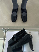 X-STRAP PLATFORM MARY JANE LOAFER (BEIGE, BLACK 2COLORS!)