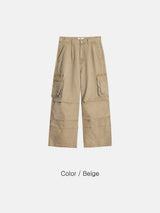 Washed Dual Pocket Pants – S, M, L (3 Colors)