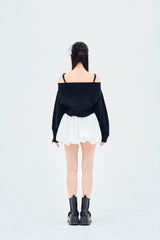 off shoulder knit