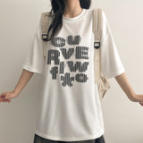 Curve Lettering Short Sleeve T-shirt