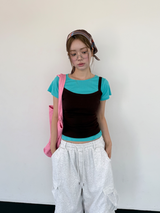 belted bermuda pants