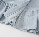 Avery Ribbon Peplum Cardigan