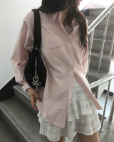 [MADE] Hove Loose Fit Pocket Cotton Shirt
