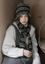 Sof Knit Long Muffler_Melange Grey