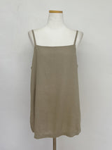 Linen Henkel Belted Bustier