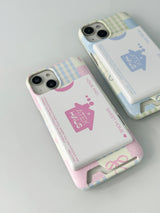 House Magsafe Button Card Pocket(Pink)