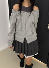 レイヤープリーツスカート