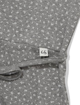 フラワー レース スリーブレス(GREY)