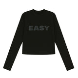 Easy Sheer Long Sleeve - Black