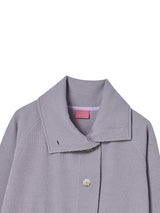 BUTTON UP CARDIGAN PURPLE