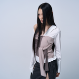 UNBALANCE TUBE TOP (COCOA)