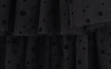 DOT MESH LAYERED CAN CAN SKIRT (IVORY, BLACK 2COLORS!)