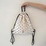 journey string bag_white flower