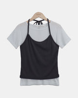 Untin Halter Short Sleeve T-Shirt