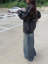 Skim Brush Washing Wide Pants