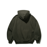 Vintage Workhard Hoodie (Dark Olive)