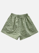 Zan Flower Embossed Short Pants (5c)