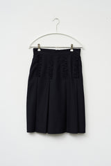 (W) Tes Pintuck Pleats Skirt