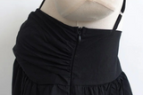 CROSS-WRAP PEPLUM BUSTIER TOP (3COLORS!)