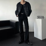 MG mink puffer tweed reversible jacket (2 colors)