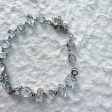 Silver Frost Crystal Bracelet