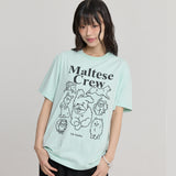 Maltese Crew Line Graphic Half Sleeve T-shirt