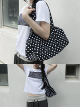 polka dot bag