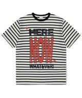 HERE NOW ストライプTシャツ