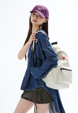 OCYN BASIC EMB BACK PACK_IVORY