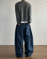 Simon Curved Denim Pants