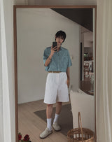 Lion Stripe Half Shirt