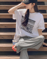 ラボプリンテッドショートスリーブドTシャツ