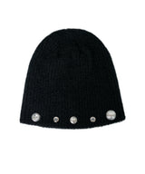 FROST BUTTON BEANIE