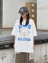 ヌードルキャットTシャツ
