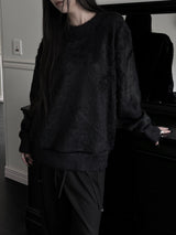 overfit angora round knit (unisex / 4color)