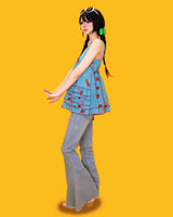 heidi frill sleeveless
