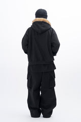 Rebe Raccoon Hooded Zip-Up