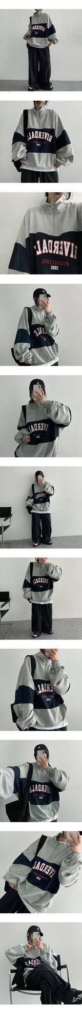 Puton Stitch Wide Sweat Pants (3 colors)