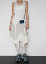 LAYERED HALTER SLEEVELESS