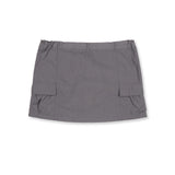 ナイロンミニスカート (Grey)