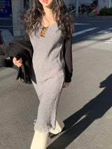 [MADE] [Wool Napping] Winter Warm ロングブーツカットスラックス
