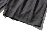 ストライプバミューダパンツ (Dark Grey)